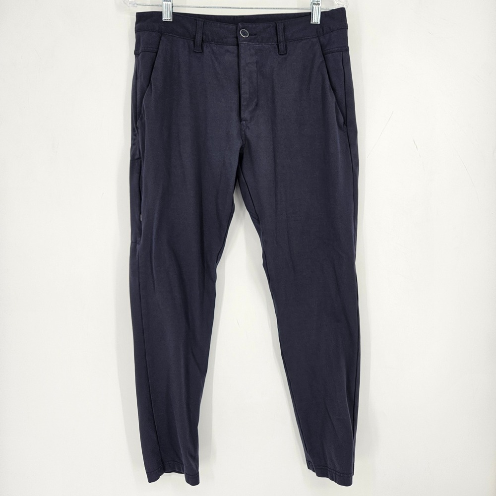 Bylt Everyday Pants 2.0 Mens Medium Slim Fit Blue Performance Premium Basics